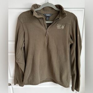 Mountain Hardwear 1/4 Zip Fleece Pullover Size Small